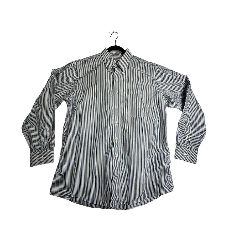 JOS A BANK Traveler's Collection Long Sleeve Shirt Mens‎ Large Tailored Fit